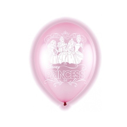 Palloncino rosa con led Principesse Disney - 5